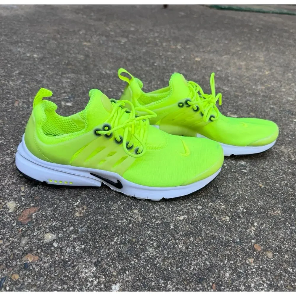 Nike Presto (GS) - DO1379 700 Volt / Black Youth 7Y / Womens 8.5 Shoes Sneakers